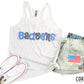 Badgers Blue & Black W Wht - DTF