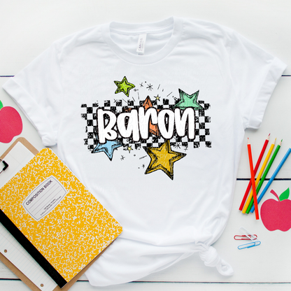 UNISEX STAR MASCOT (dropdown)-DTF&UV