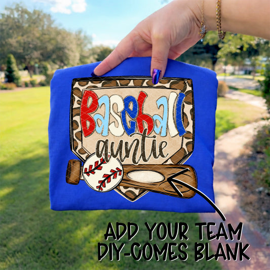 Baseball CUSTOM "Name & Team Name"  -DTF&UV