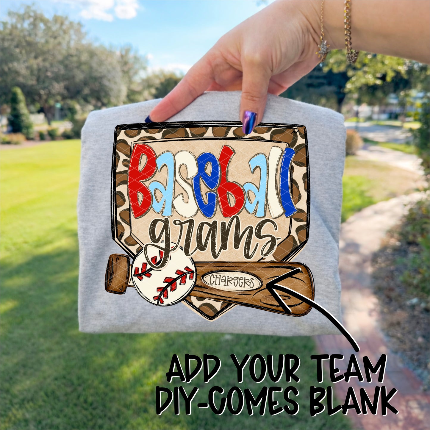 Baseball CUSTOM "Name & Team Name"  -DTF&UV
