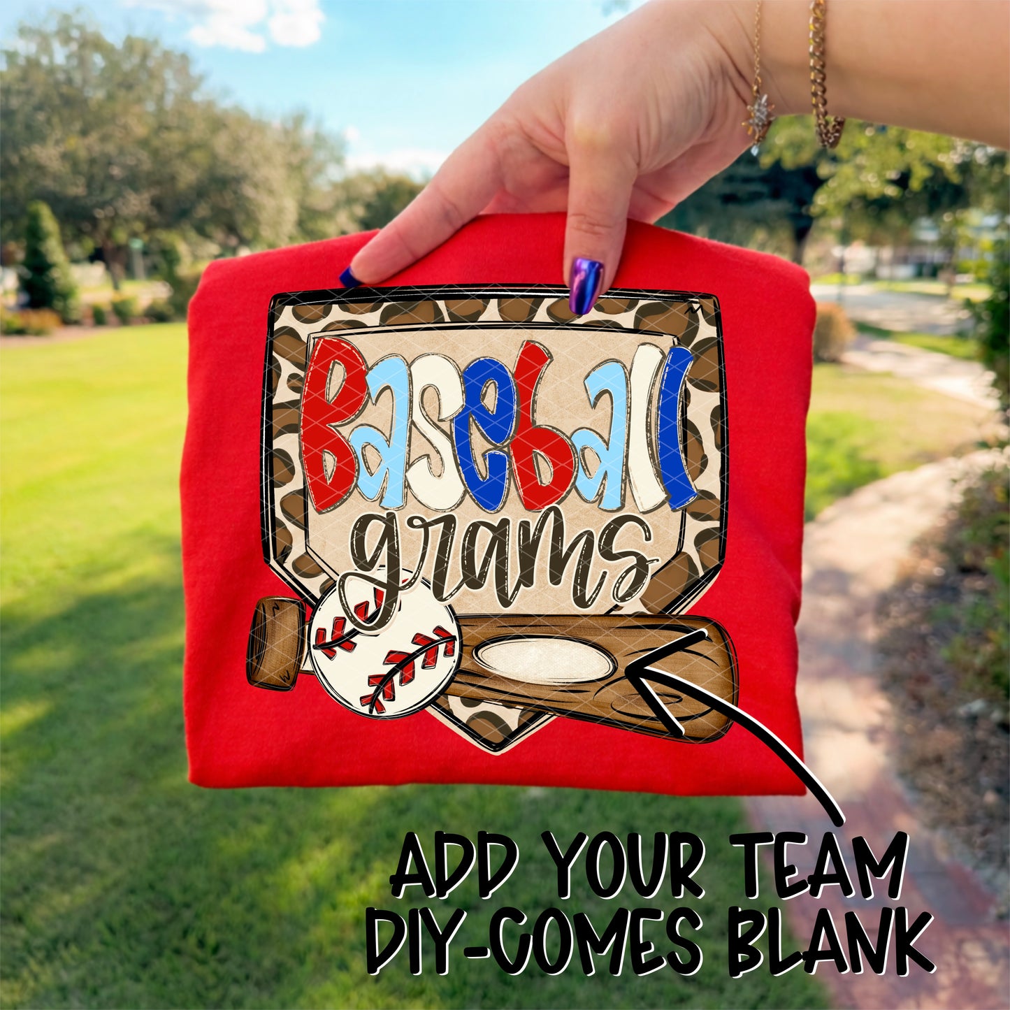 Baseball CUSTOM "Name & Team Name"  -DTF&UV