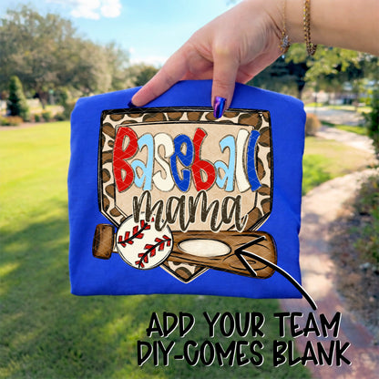 Baseball CUSTOM "Name & Team Name"  -DTF&UV