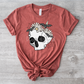 Bat Floral Skull-Dtf