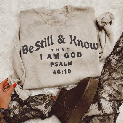 Be Still-DTF&UV