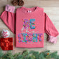 Be the light snowflakes on letters faux embroidery-DTF