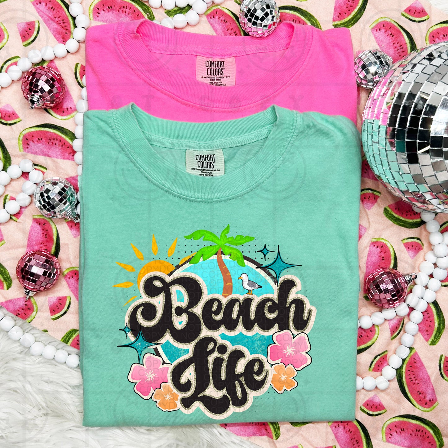 Beach life  -DTF.