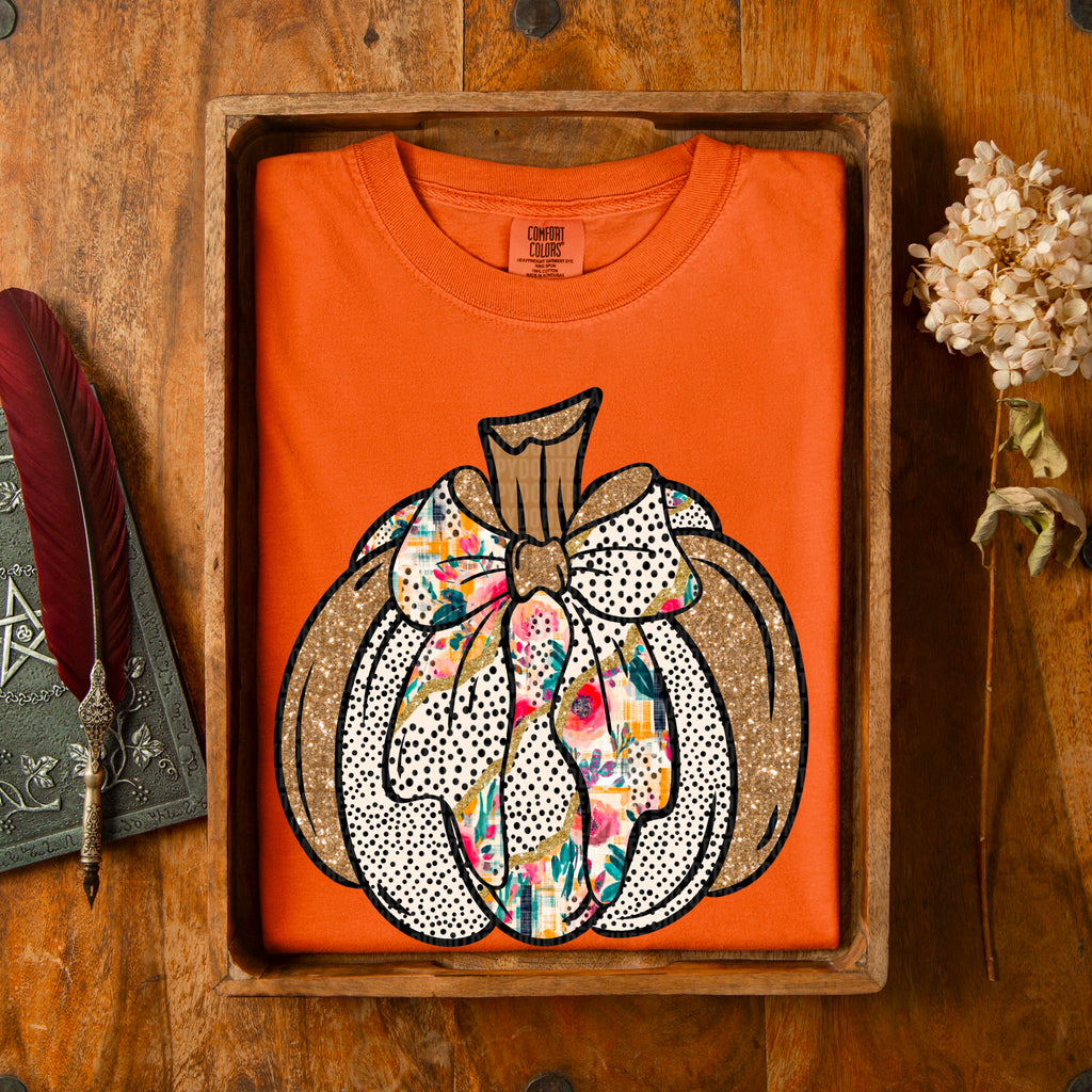 Beautiful fall pumpkin-DTF&UV
