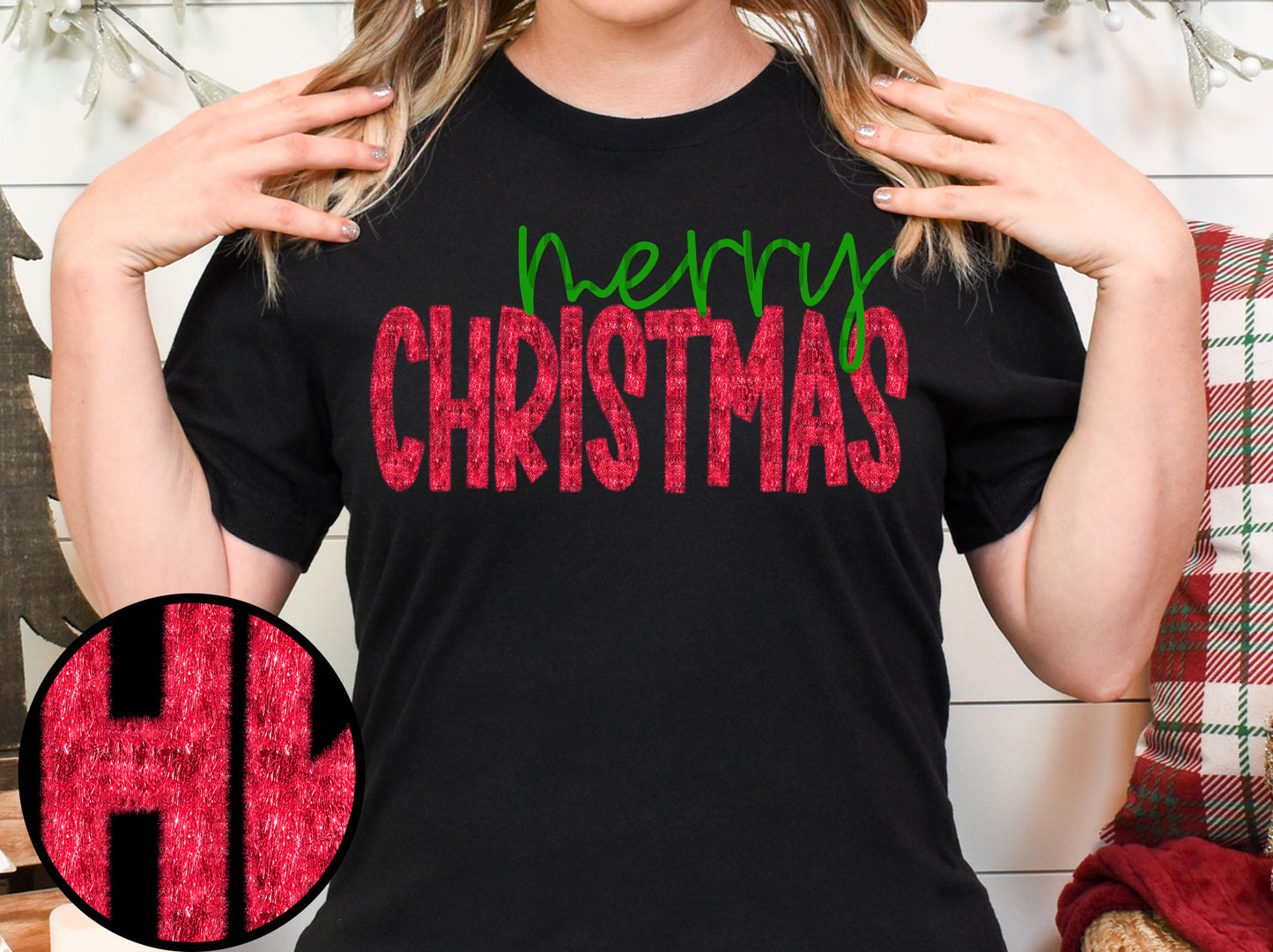 Tinsel Merry Chrsitmas-DTF