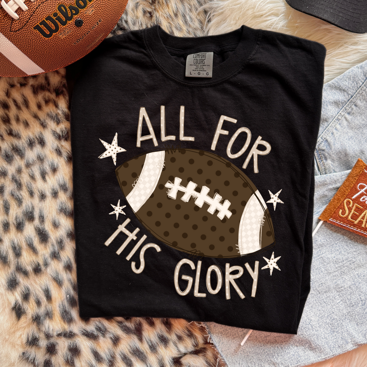 All in his Glory Football-DTF