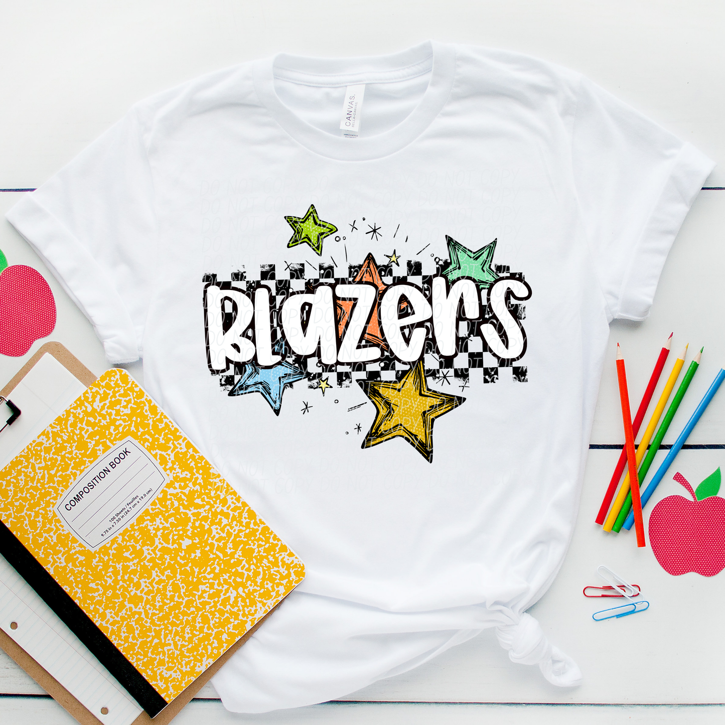 UNISEX STAR MASCOT (dropdown)-DTF&UV