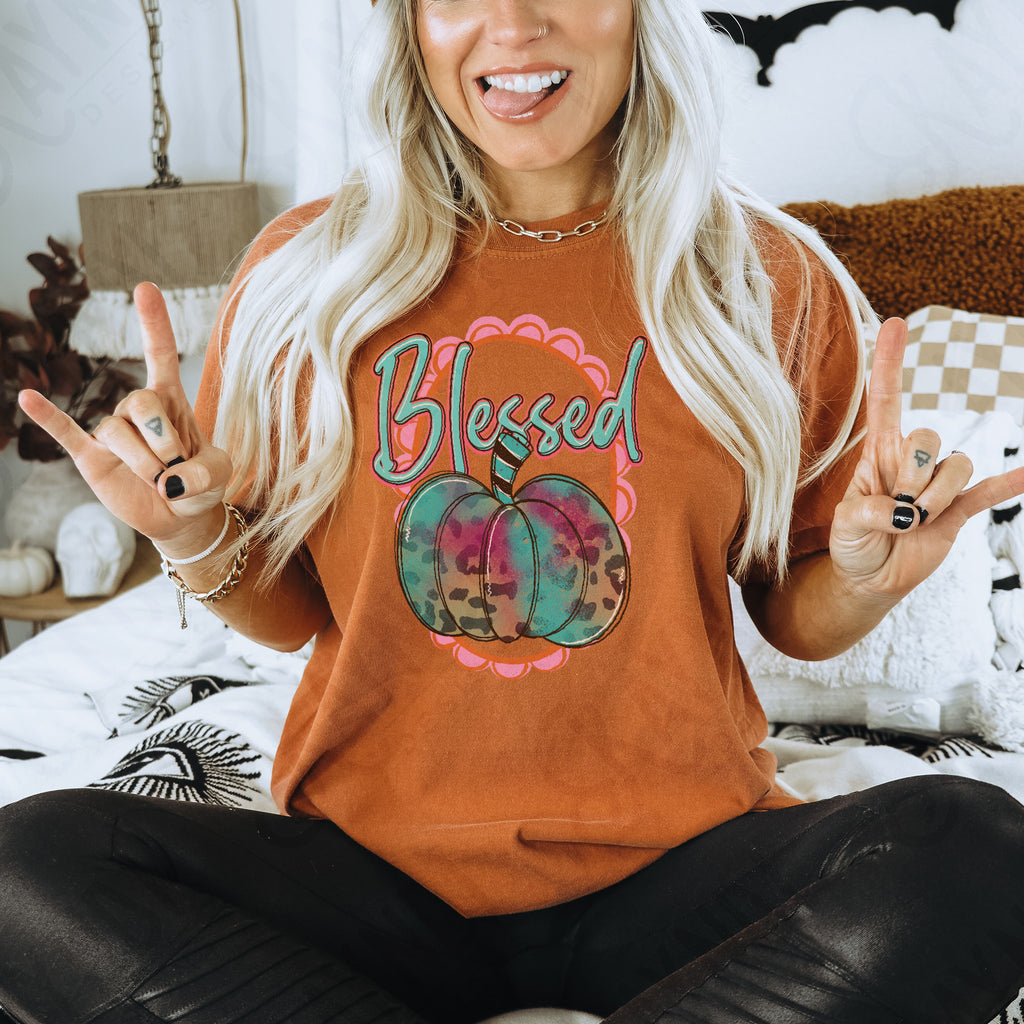 Blessed Leopard Pumpkin-DTF&UV