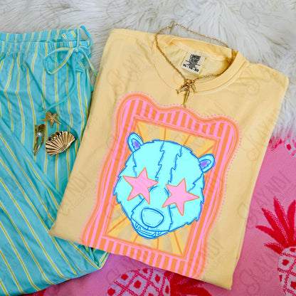 Preppy Blue Mascot (dropdown)-  DTF&UV