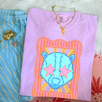 Preppy Blue Mascot (dropdown)-  DTF&UV