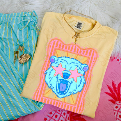 Preppy Blue Mascot (dropdown)-  DTF&UV