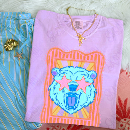 Preppy Blue Mascot (dropdown)-  DTF&UV