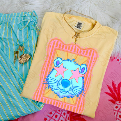 Preppy Blue Mascot (dropdown)-  DTF&UV