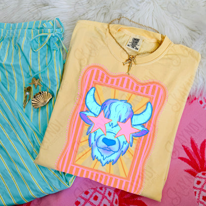 Preppy Blue Mascot (dropdown)-  DTF&UV