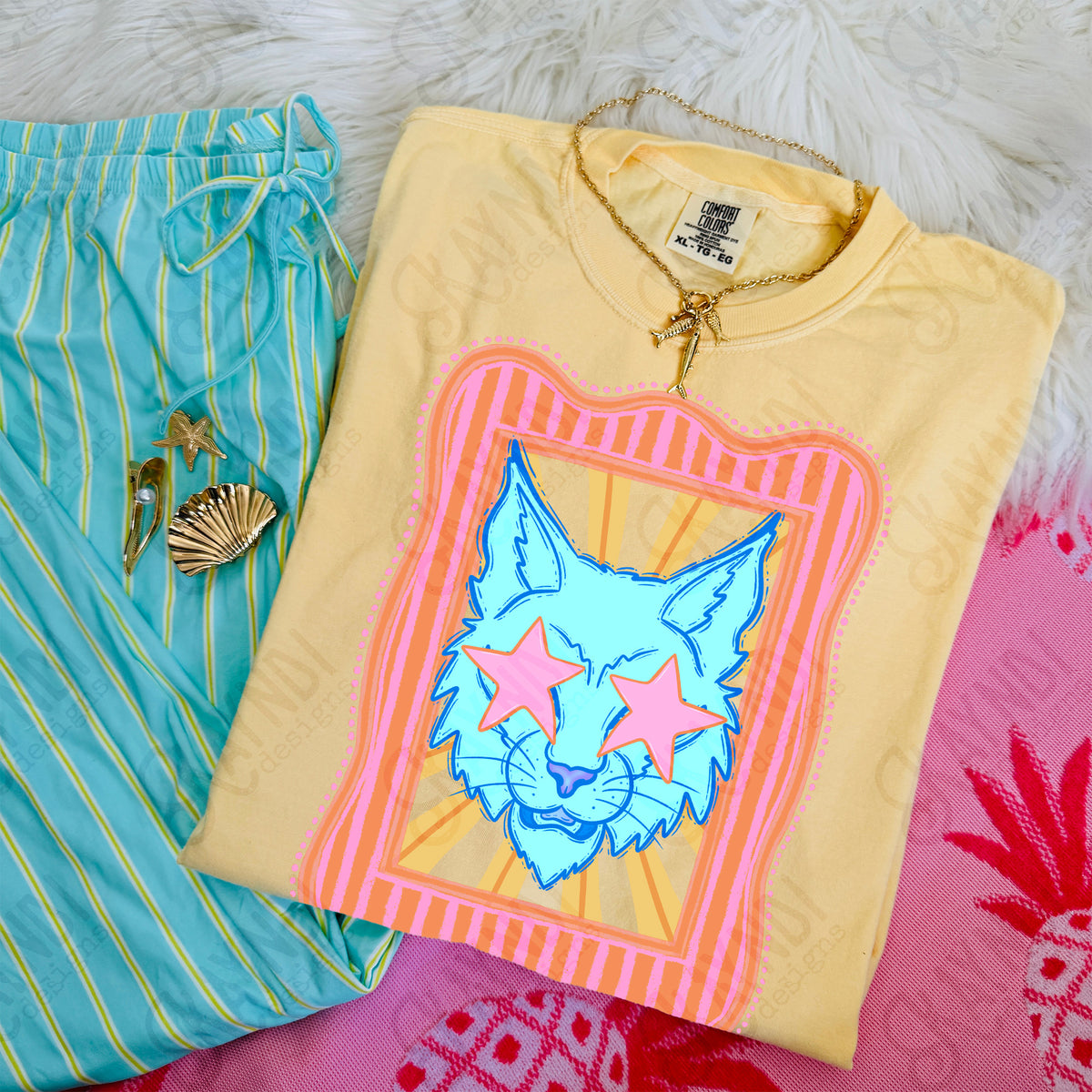 Preppy Blue Mascot (dropdown)-  DTF&UV