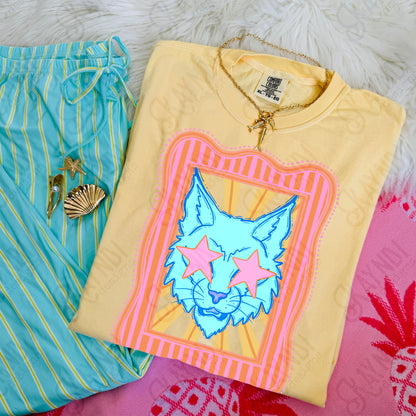 Preppy Blue Mascot (dropdown)-  DTF&UV