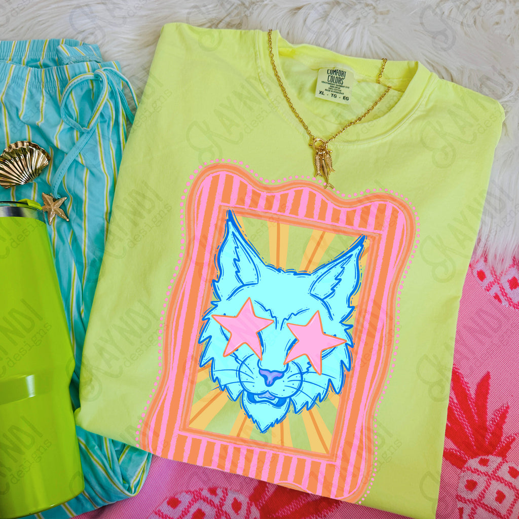 Preppy Blue Mascot (dropdown)-  DTF&UV