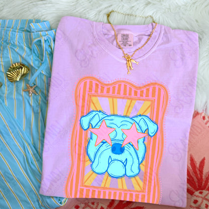 Preppy Blue Mascot (dropdown)-  DTF&UV