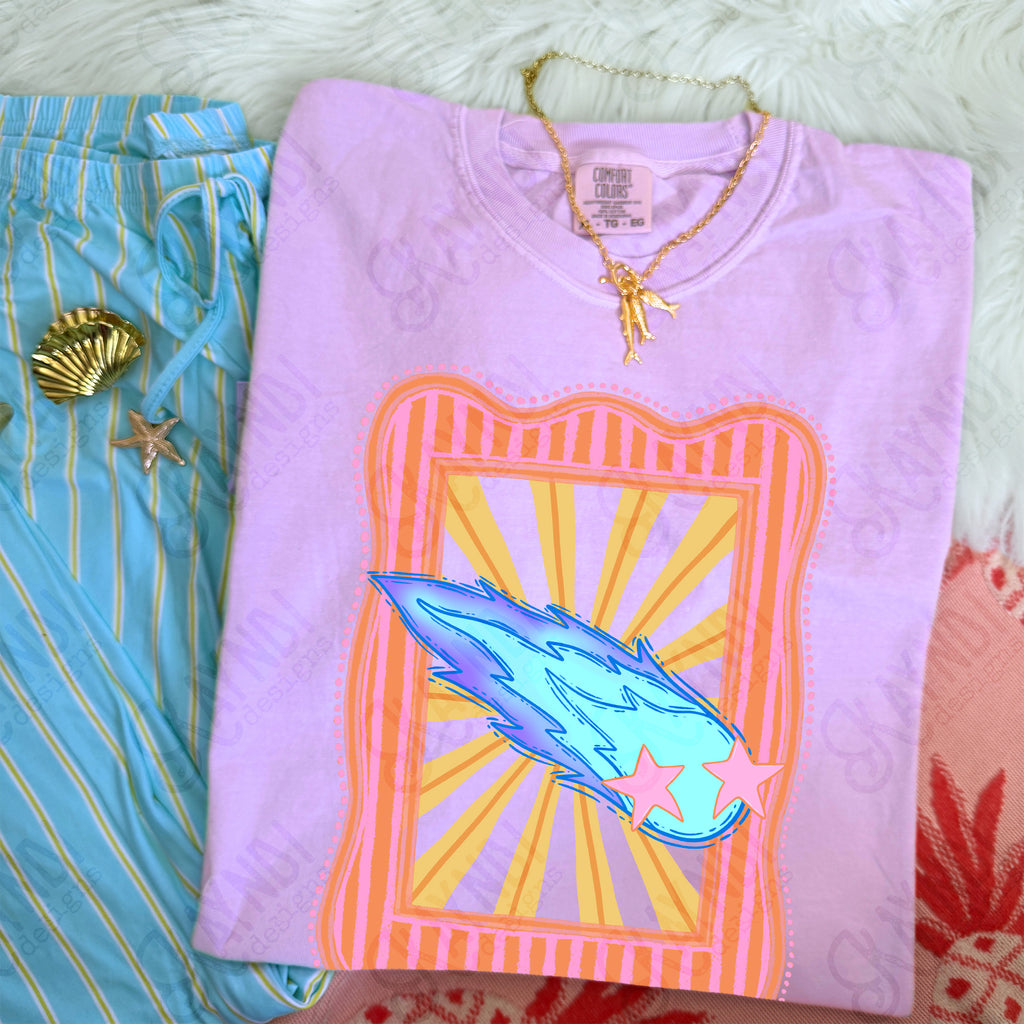 Preppy Blue Mascot (dropdown)-  DTF&UV