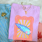 Preppy Blue Mascot (dropdown)-  DTF&UV