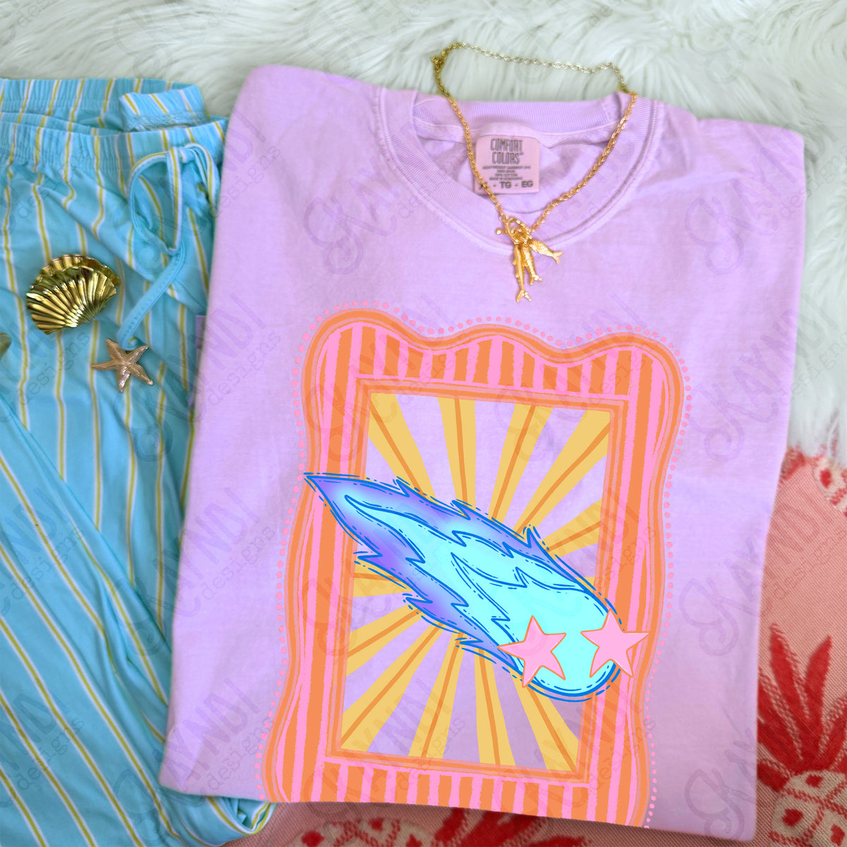 Preppy Blue Mascot (dropdown)-  DTF&UV