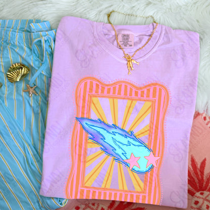 Preppy Blue Mascot (dropdown)-  DTF&UV