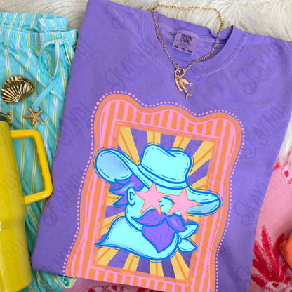 Preppy Blue Mascot (dropdown)-  DTF&UV