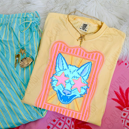 Preppy Blue Mascot (dropdown)-  DTF&UV