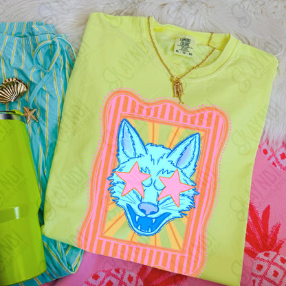 Preppy Blue Mascot (dropdown)-  DTF&UV