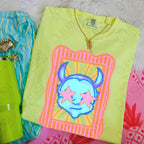 Preppy Blue Mascot (dropdown)-  DTF&UV