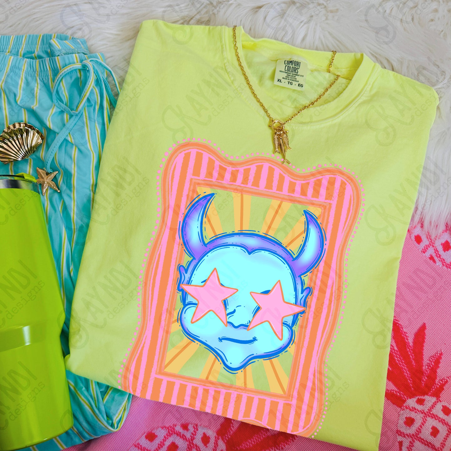 Blue Mascot (dropdown)-  DTF&UV