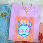 Preppy Blue Mascot (dropdown)-  DTF&UV