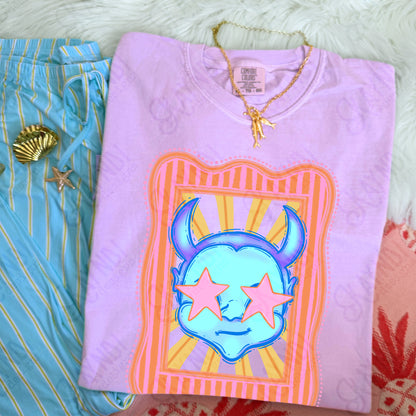 Preppy Blue Mascot (dropdown)-  DTF&UV