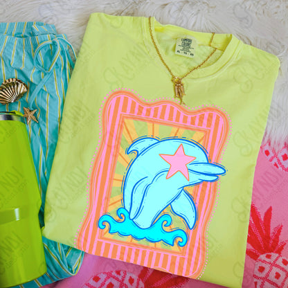 Preppy Blue Mascot (dropdown)-  DTF&UV