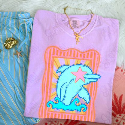 Preppy Blue Mascot (dropdown)-  DTF&UV
