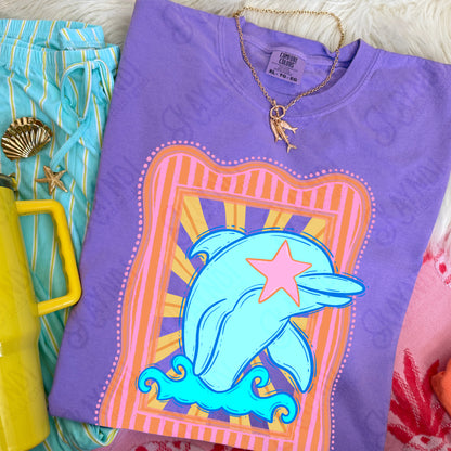 Preppy Blue Mascot (dropdown)-  DTF&UV