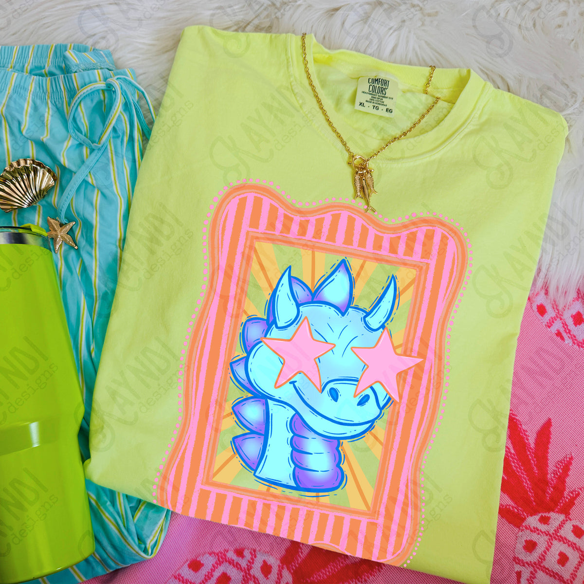 Preppy Blue Mascot (dropdown)-  DTF&UV