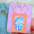 Preppy Blue Mascot (dropdown)-  DTF&UV