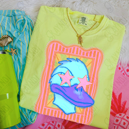 Preppy Blue Mascot (dropdown)-  DTF&UV
