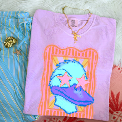 Preppy Blue Mascot (dropdown)-  DTF&UV