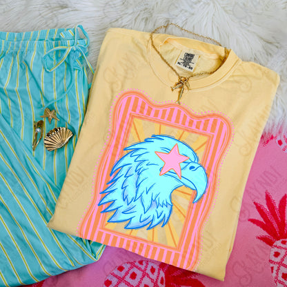 Preppy Blue Mascot (dropdown)-  DTF&UV