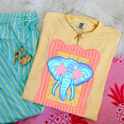 Preppy Blue Mascot (dropdown)-  DTF&UV