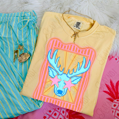Preppy Blue Mascot (dropdown)-  DTF&UV