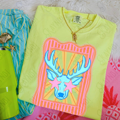 Preppy Blue Mascot (dropdown)-  DTF&UV