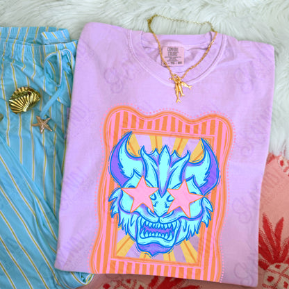 Preppy Blue Mascot (dropdown)-  DTF&UV