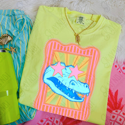 Preppy Blue Mascot (dropdown)-  DTF&UV