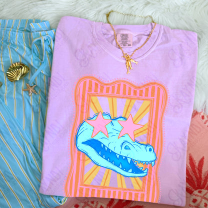 Preppy Blue Mascot (dropdown)-  DTF&UV